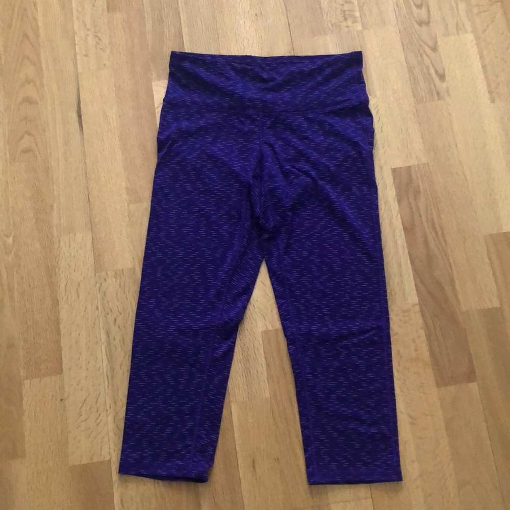 Purple workout leggings